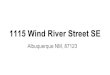 Albuquerque nm home for sale 1115 wind river street se