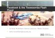 Facebook and the Toowoomba Flash Flooding