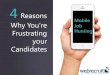 4 Reasons You're Frustrating Your Candidates: Mobile Job Searching