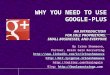 WHY YOU NEED TO USE GOOGLE-PLUS