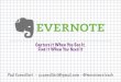 Evernote Presentation for Tech 210