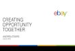 Creating Opportunity together: ebay