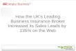 Webinar: How the UK's Leading Business Insurance Broker Increased its Sales Leads by 135% on the Web