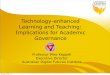Technology-enhanced L&T: Implications for academic governance