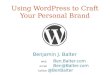 Using WordPress to Craft Your Personal Brand