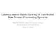 Latency-aware Elastic Scaling for Distributed Data Stream Processing Systems