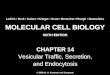 Molecular Cell Biology Lodish 6th.ppt - Chapter 14   vesicular traffic, secretion, and endocytosis