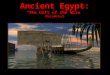 Chapter 1 Overview   Ancient Egypt