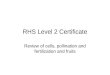 RHS Level 2 Certificate year 1 Week 30
