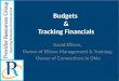 Budgets and Tracking Financials 5-13-14