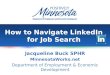 Navigating linked in for job search success