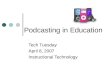 Podcasts in Education