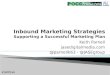 Inbound Marketing Strategies Supporting a Successful Marketing Plan