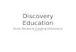 Creating Classrooms in Discovery Education