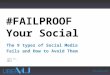 FAILPROOF your Social