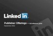 LinkedIn Publisher offerings - Full - Sept 2012