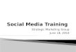 Facebook SMG Training