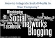 How to integrate social media in your company?