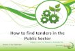 How to find contracts in the public sector