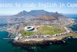 10 Reasons why you should study English in Cape Town