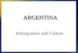 Argentina's Immigrant History
