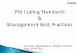 FIleMaker Coding Standards & Management Best Practices