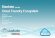 Stackato and the cloud foundry ecosystem