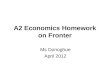 A2 economics homework on fronter