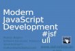 Modern JavaScript Development @ DotNetToscana