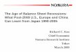 The Age Of Balance Sheet Recessions What Post 2008 U.S., Europe And China Can Learn From Japan 1990 2005