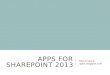 Apps for SharePoint 2013