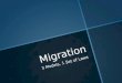4 migration models (or laws)
