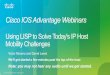 Using LISP to Solve Today's IP Host Mobility Challenges (IOS Advantage Webinar)