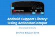 Android Support Library: Using ActionBarCompat