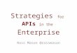 API Strategies in the Enterprise