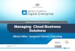 Managing Cloud Business Solutions for Salisbury/Modbury Digital Enterprise Program: Updated Nov 13