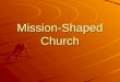 Mission Shaped Church (Steve Dutfield)