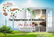 The importance of knowledge in islam