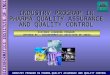Industry Program In Pharma Quality Assurance And Quality Control