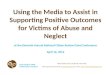 Social Media and Improving Outcomes for Child Victims of Abuse and Neglect