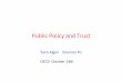 Public Policy and Trust