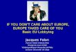 introduction to EU LObbying