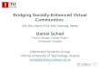 Bridging Socially-Enhanced Virtual Communities