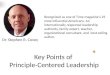 Principle centered leadership