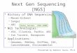 Next Gen Sequencing (NGS) Technology Overview