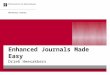 EJME: Enhanced Journals Made Easy (2011-11-14, KX Bonn)