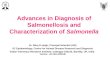 Advances in diagnosis of salmonellosis and characterization of salmonella