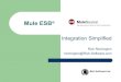 Mule ESB - Integration Simplified