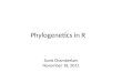 Phylogenetics in R