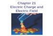 electric charge and electric field